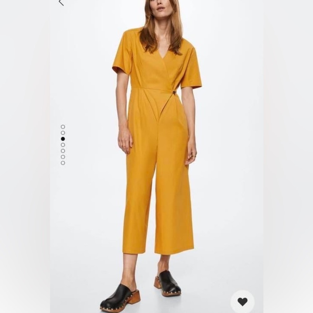 New MANGO Cross Cotton Jumpsuit in Size M